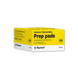 Reynard Medium Alcohol and Chlorhexidine Prep Pads 200Pk