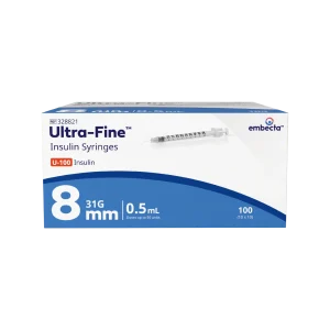 Ultra-Fine II Syringe 31G 0.5mL 8mm