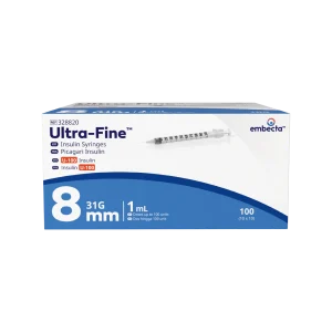 Ultra-Fine II Syringe 31G 1.0mL 8mm